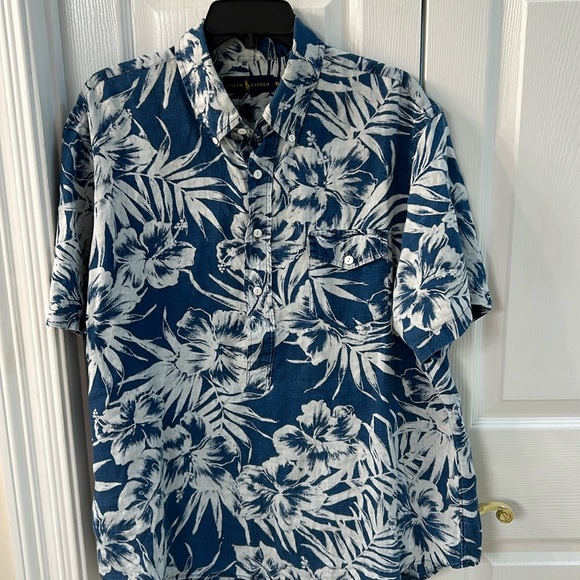 Ralph Lauren Other - Ralph Lauren Men’s Linen Tropical SZ L Shirt